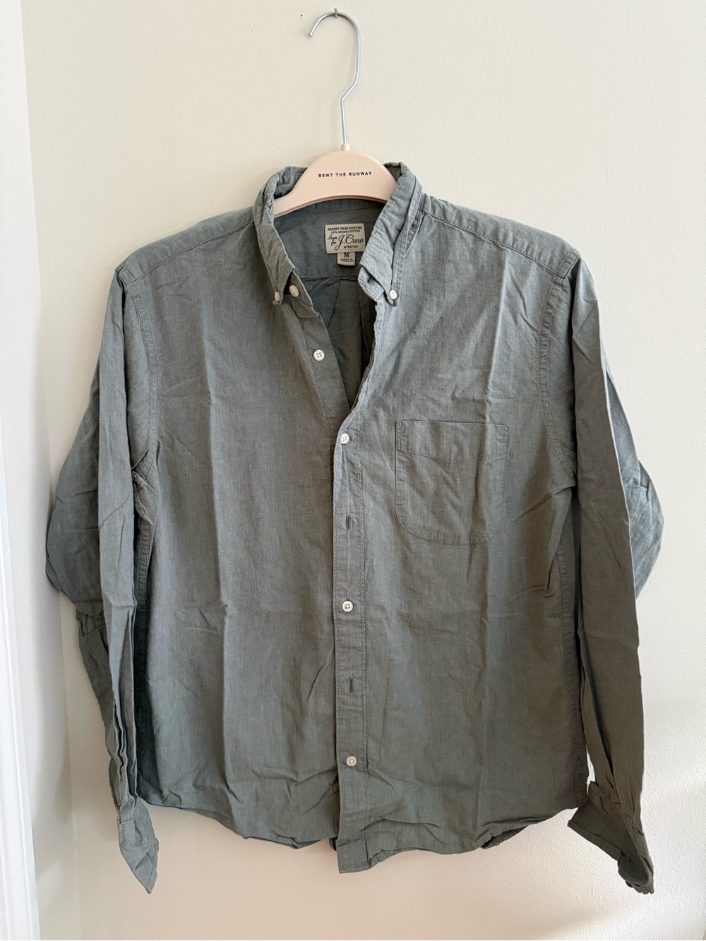 J. Crew Men's Button-Down Shirt in gray